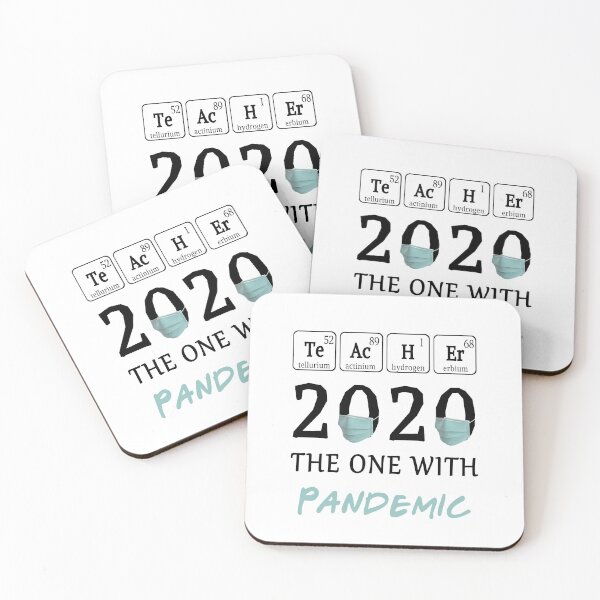 Item preview, Teachers 2020 the one with pandemic Spelled with Periodic Table Elements designed and sold by AnimaLovers.