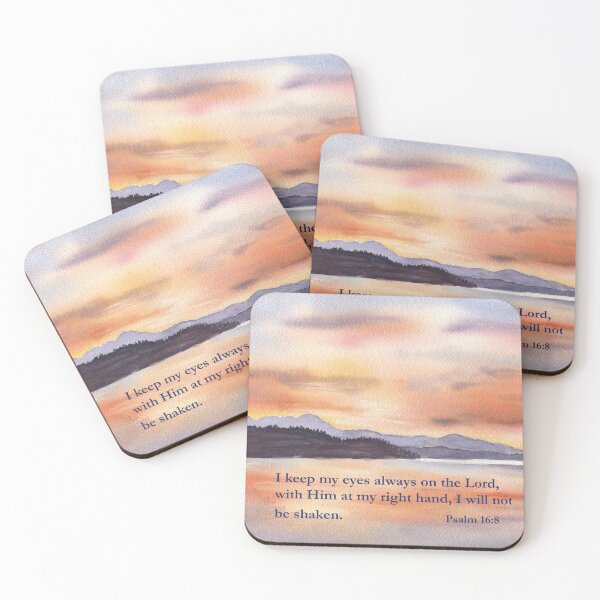 Item preview, Our Focus- Psalm 16:8 designed and sold by Diane Hall Watercolors.
