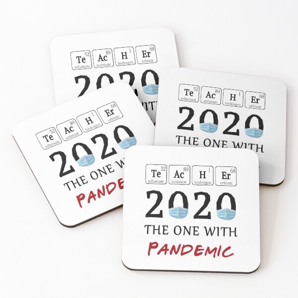 Item preview, Teachers 2020 the one with pandemic Spelled with Periodic Table Elements designed and sold by AnimaLovers.