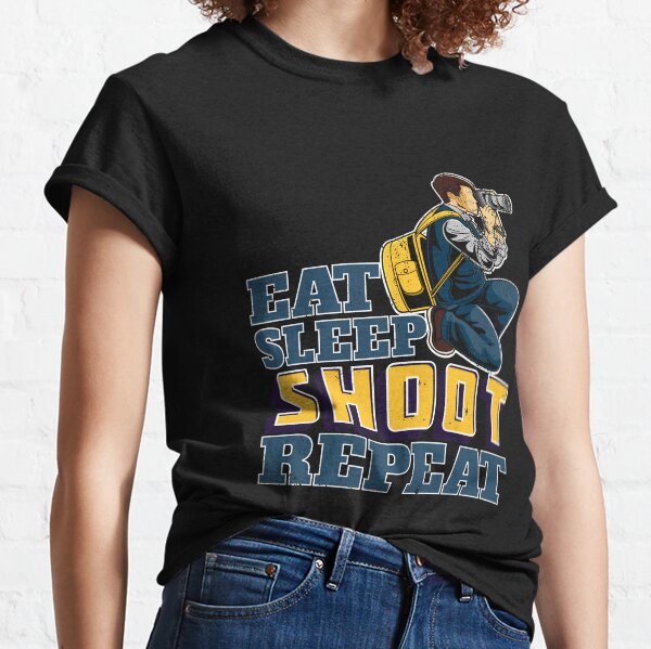 Item preview, Eat Sleep Shoot Repeat Funny Gift for Photographers designed and sold by suvil.