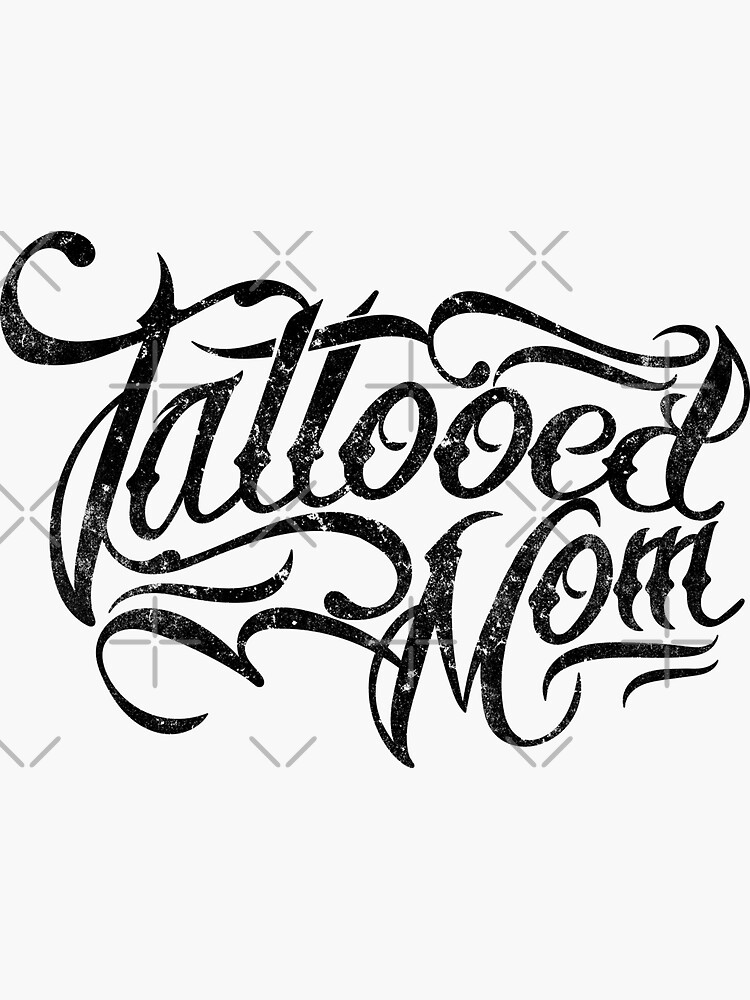 Tattoo Machine. Sorry Mom Tattoo. Lettering. Isolated Vector Object.  Royalty Free SVG, Cliparts, Vectors, and Stock Illustration. Image  143100343.