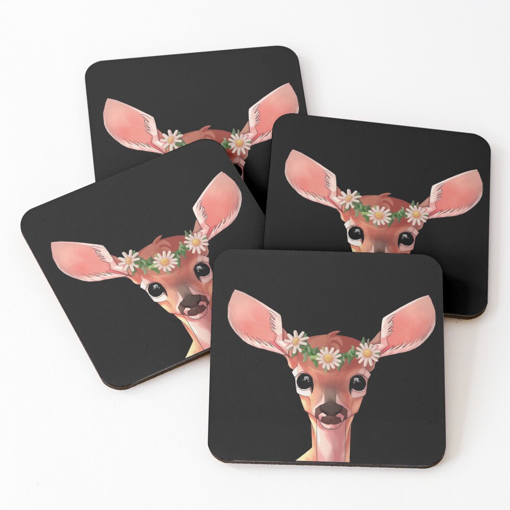 Item preview, Coasters (Set of 4) designed and sold by rainetherabbit.