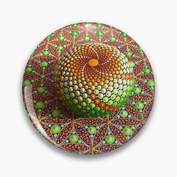 Item preview, Mandala stone on canvas designed and sold by viodots.