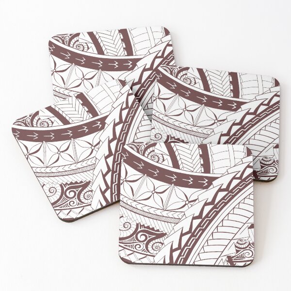 Item preview, Pacific Island Pattern 3 - Brown designed and sold by Hunter54nz.
