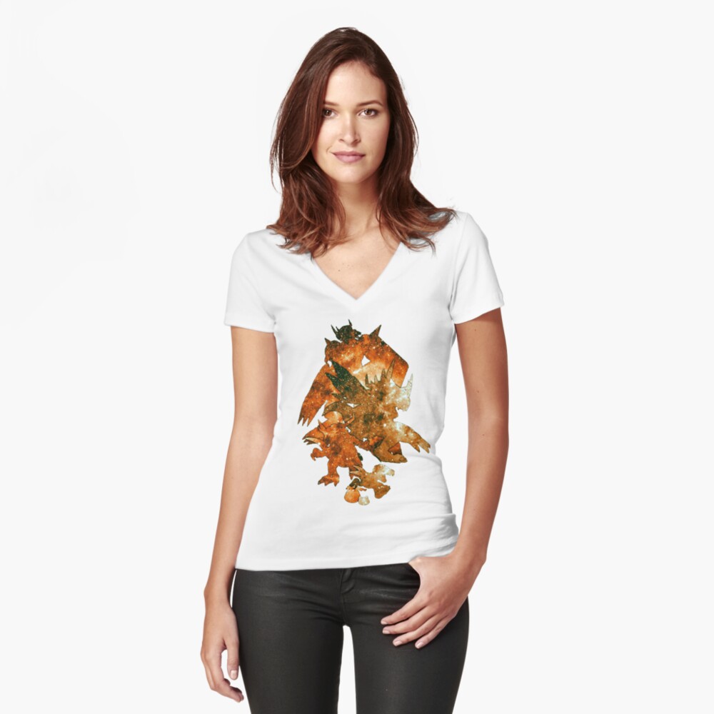 Item preview, Fitted V-Neck T-Shirt designed and sold by MarcosBogado.