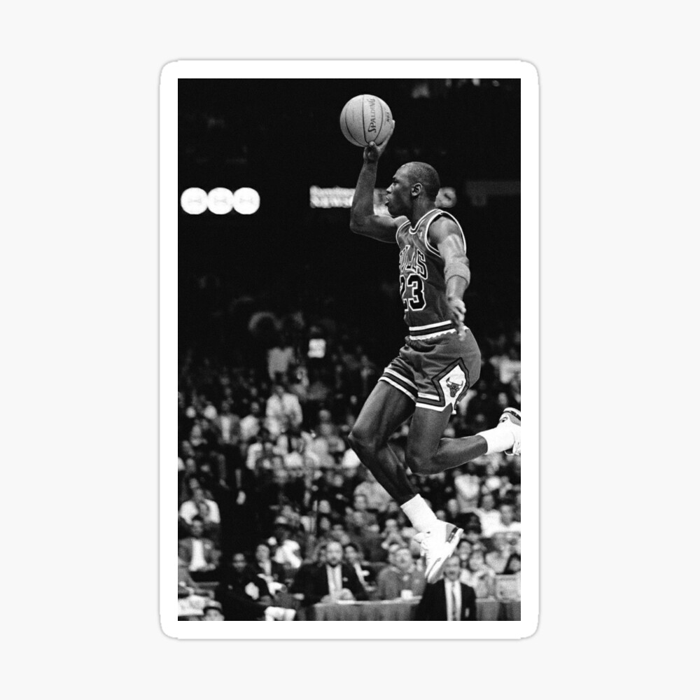 michael jordan black and white