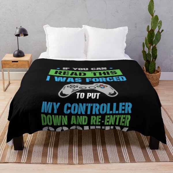 Item preview, Put Controller Down Re-Enter Society Funny Gamer designed and sold by Merch By ika.