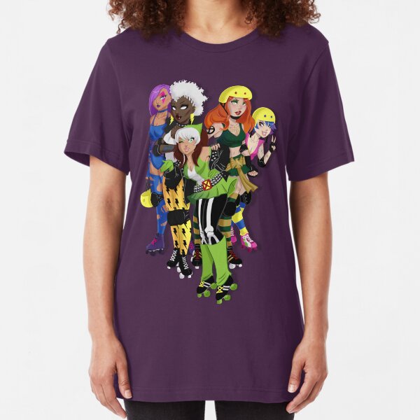 The Uncanny Derby Girls Slim Fit T-Shirt