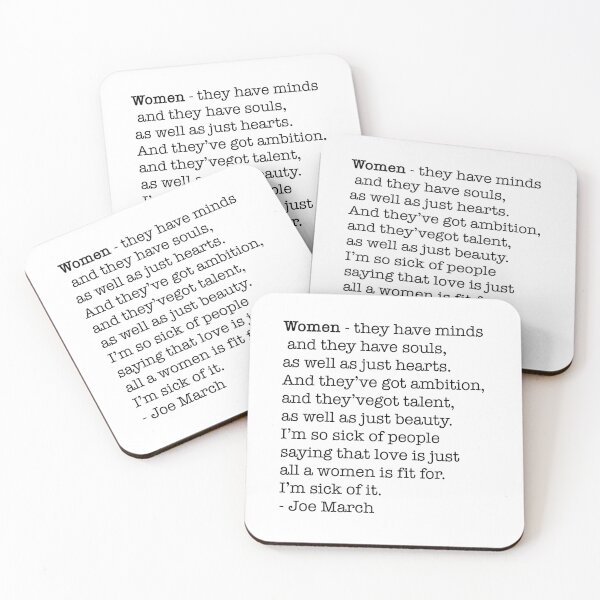 Item preview, Joe March Quote designed and sold by BaileyRogers24.