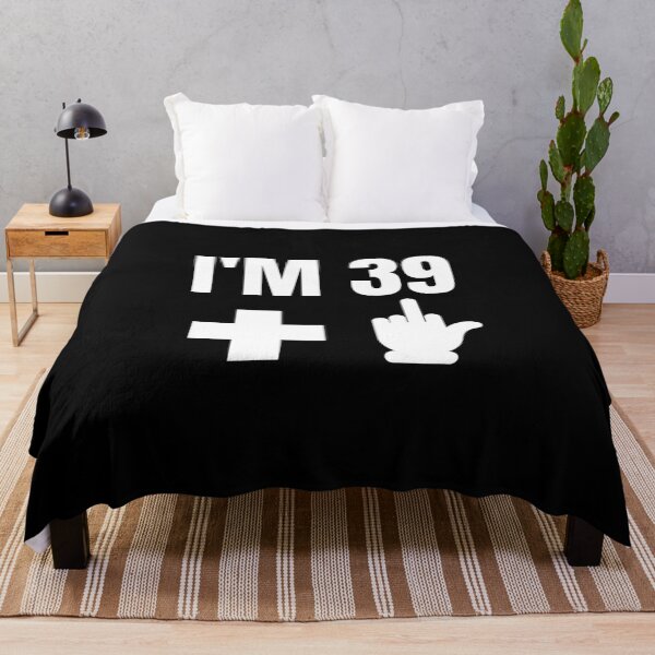 Item preview, I'm 39 Plus Middle Finger - Funny 40th Birthday graphic designed and sold by RedmonsDesigns.