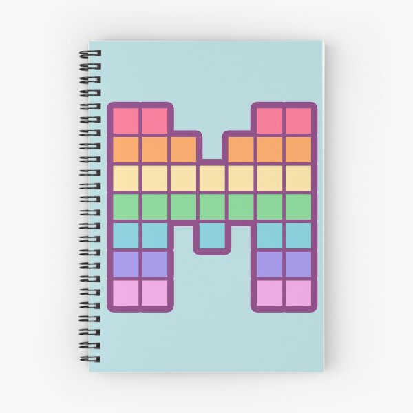 Item preview, M letter, alphabet, typography, font designed and sold by OkihanaShop.