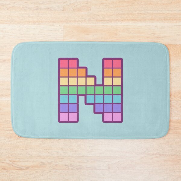 Item preview, N letter, alphabet, typography, font designed and sold by OkihanaShop.