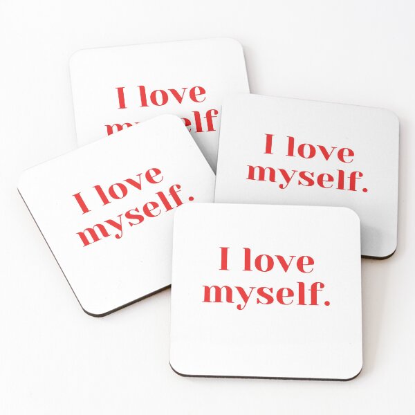 Aperçu de l'œuvre Je m'aime. | Affirmation de l'amour de soi simple et inspirante créée et vendue par TheSelfLoveClub.