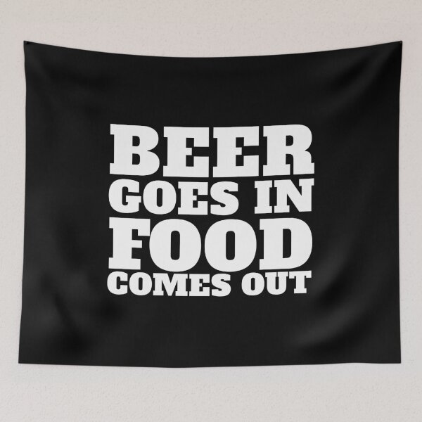 Item preview, Beer Goes In Funny BBQ Lover designed and sold by casestees.