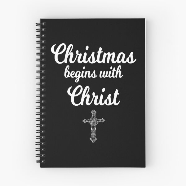 Item preview, Christmas Begins With Christ Religious Spiritual Gift Design designed and sold by CrookedCreek.