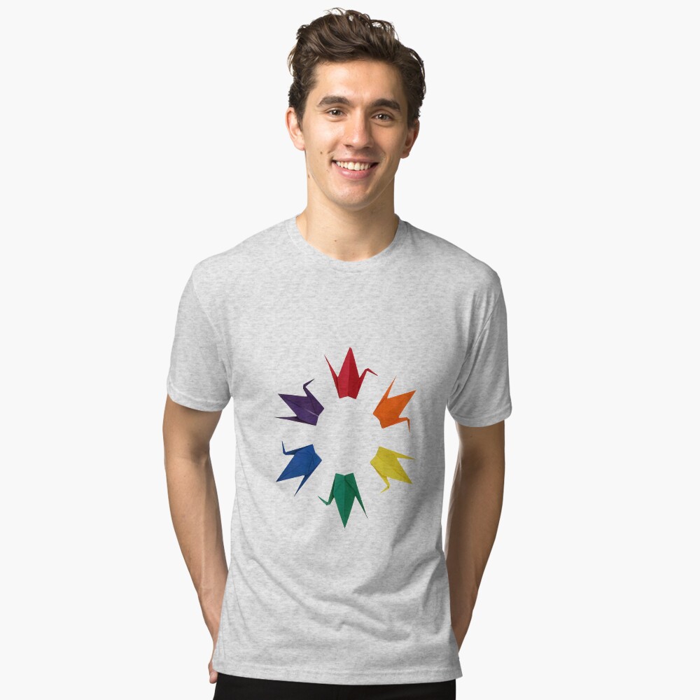 Item preview, Tri-blend T-Shirt designed and sold by origamiexpress.