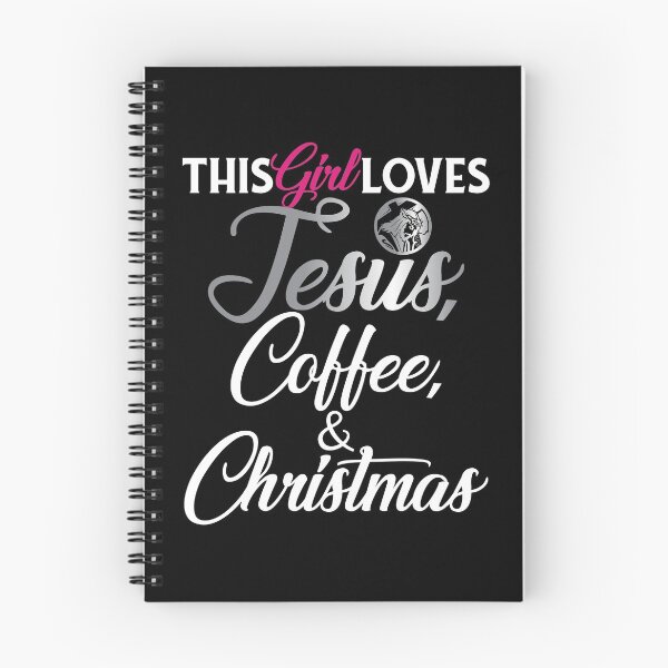Item preview, This Girl Loves Jesus, Coffee, & Christmas Spiritual Design designed and sold by CrookedCreek.