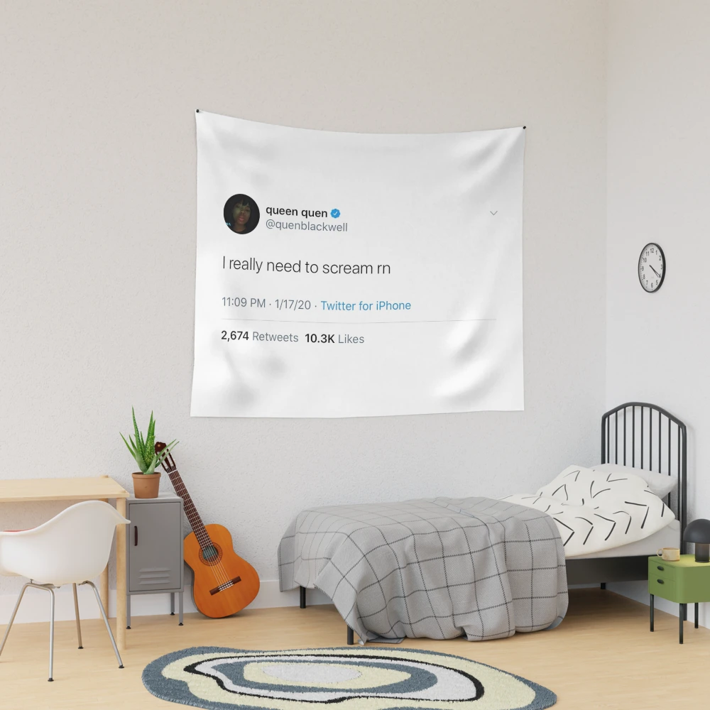 Quensidilla tweet Tapestry for Sale by Jenna Gardner Redbubble