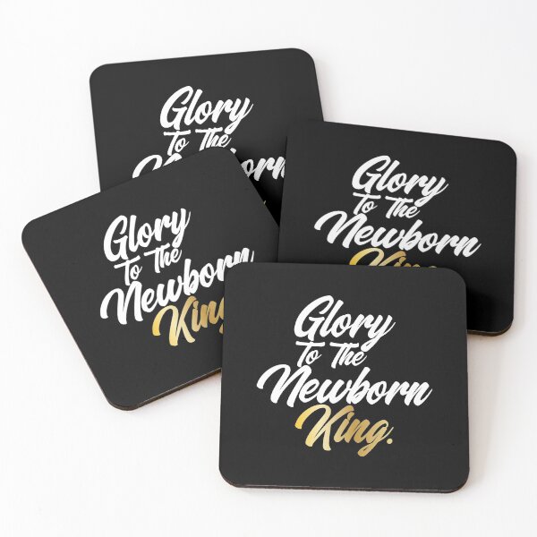 Item preview, Glory to the Newborn King. Religious Christmas Gift Design designed and sold by CrookedCreek.