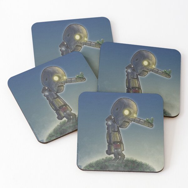 Item preview, Day 22 of March of Robots 2020: ‘WOODEN’ designed and sold by ArtOfRJHolmes.