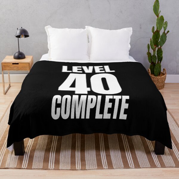 Item preview, Level 40 Complete - 40th Birthday Gaming product designed and sold by RedmonsDesigns.