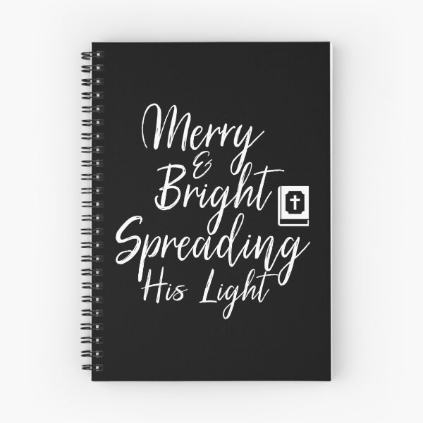 Item preview, Merry & Bright Spreading His Light Religious Gift Design designed and sold by CrookedCreek.