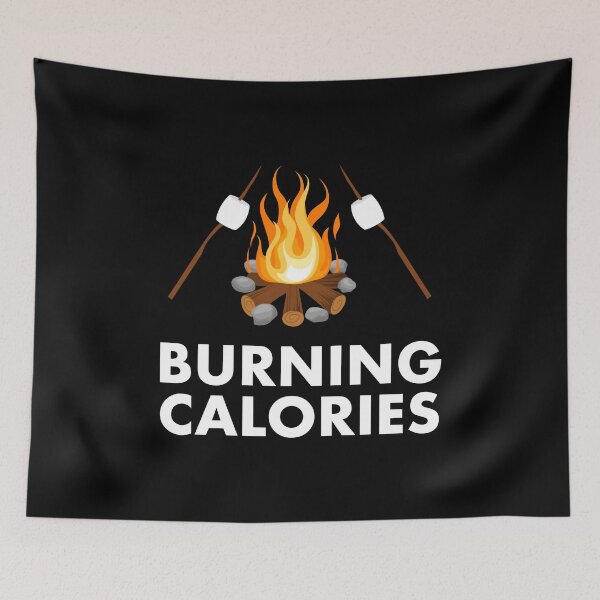 Item preview, Camping, Marshmallows, Burning Calories designed and sold by EstelleStar.