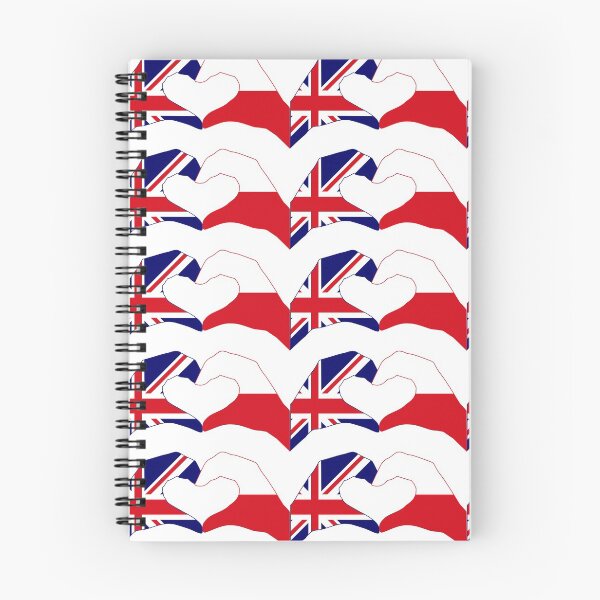 Item preview, We Heart UK & Poland Patriot Flag Series designed and sold by Carbon-Fibre Media.
