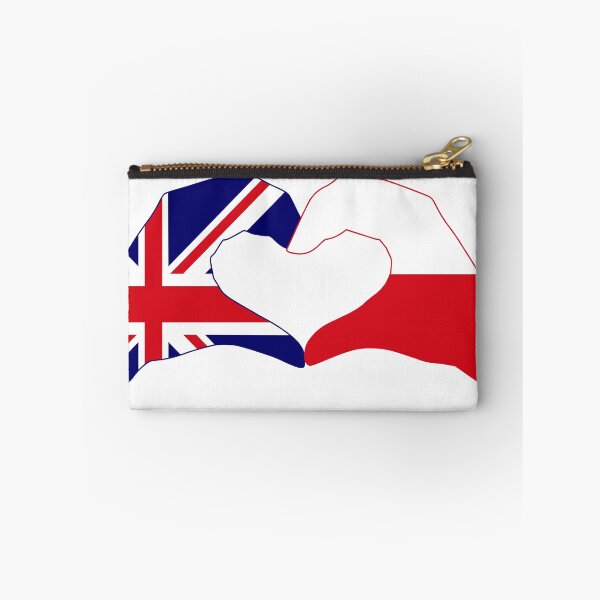 Item preview, We Heart UK & Poland Patriot Flag Series designed and sold by Carbon-Fibre Media.