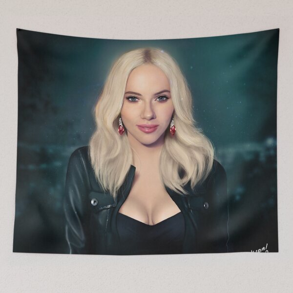Item preview, Scarlett Johansson Digital Portrait designed and sold by mae5tr0.