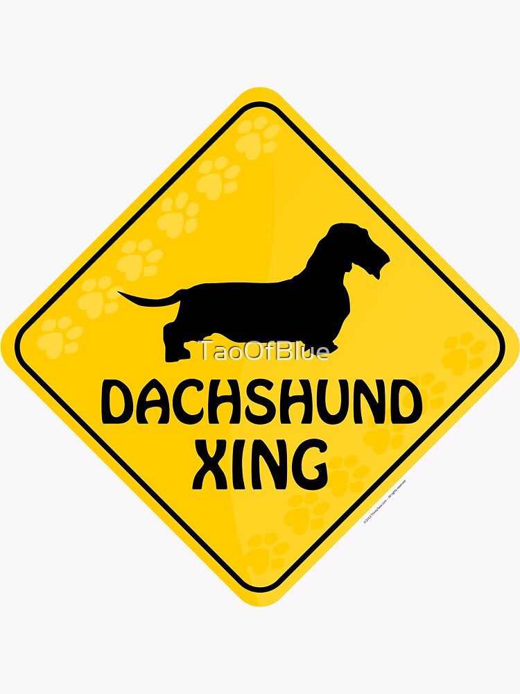 Dachshund (Wire Haired) Xing by TaoOfBlue