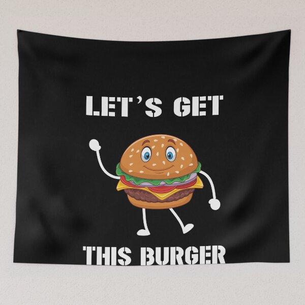 Item preview, Let's Get This Burger designed and sold by Merch By ika.