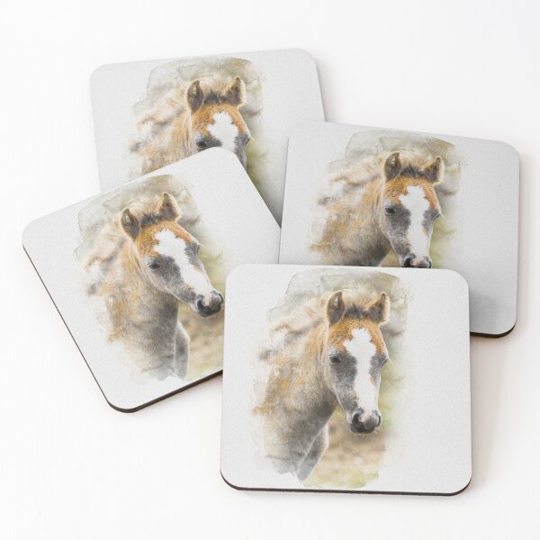 Item preview, Pony Watercolour Photograph. designed and sold by Jane Stanley Photography.