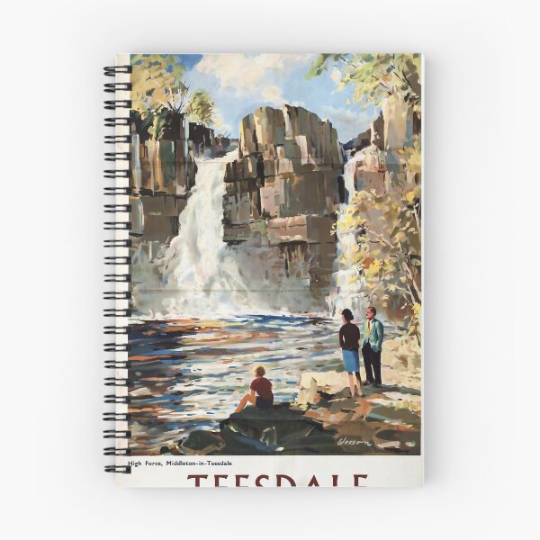 Item preview, Teesdale vintage travel poster designed and sold by stickart-marek.