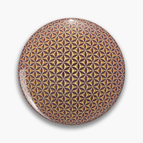 Item preview, Flower of life, orange, 3d designed and sold by viodots.