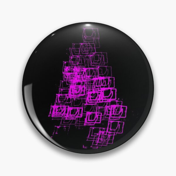 Item preview, Christmas Tree | "Cubes" | Hot Pink | [D7780~39_005] designed and sold by StudioActivo.