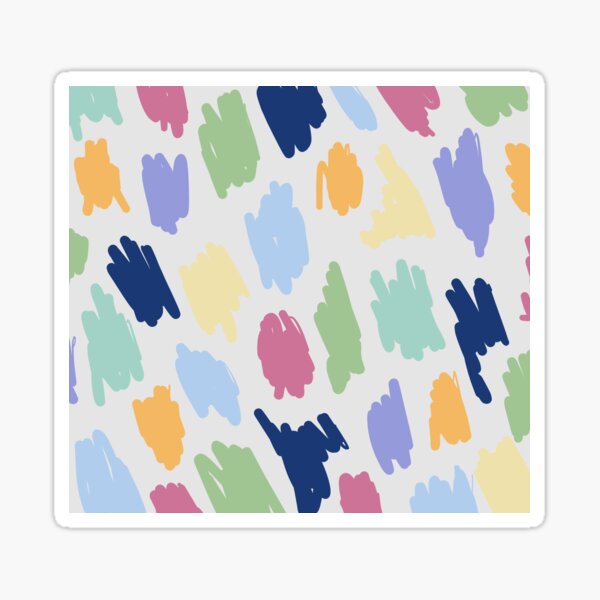 Paint Swatches Sticker For Sale By Chloemtemple Redbubble   St,small,507x507 Pad,600x600,f8f8f8 