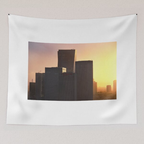 Item preview, Breathtaking sunset over Azrieli Towers designed and sold by Matan Hirsch.