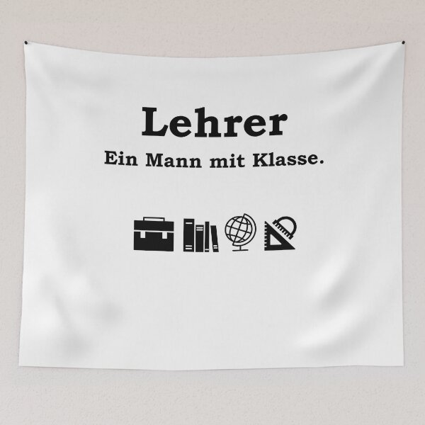 Item preview, Teacher - A Man With Class School Gift Idea designed and sold by LeMuesch.