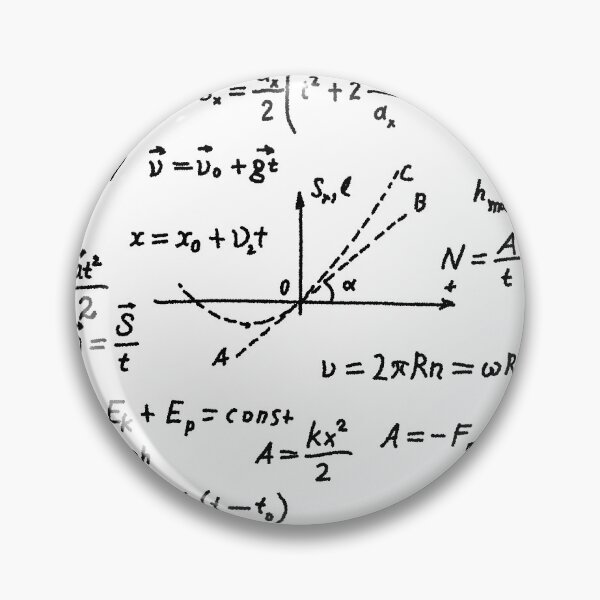 Item preview, White Mathematics Equations Formulas Math Science Clock designed and sold by ClocksMan.