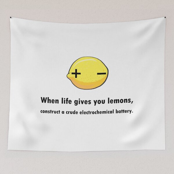 Item preview, Electrochemistry chemistry chemist science nerd lemon designed and sold by LeMuesch.