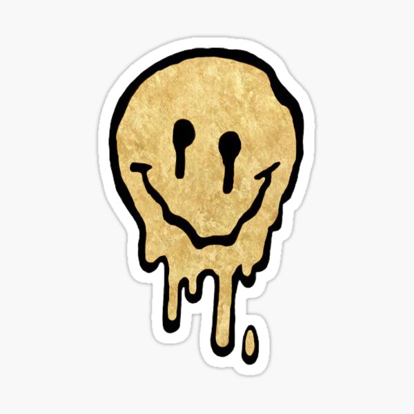 Item preview, gold smiley face  designed and sold by ribeiroaalyah.
