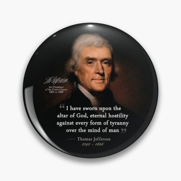 Item preview, Eternal Hostility Against Every Form of Tyranny designed and sold by Clandestocracy.
