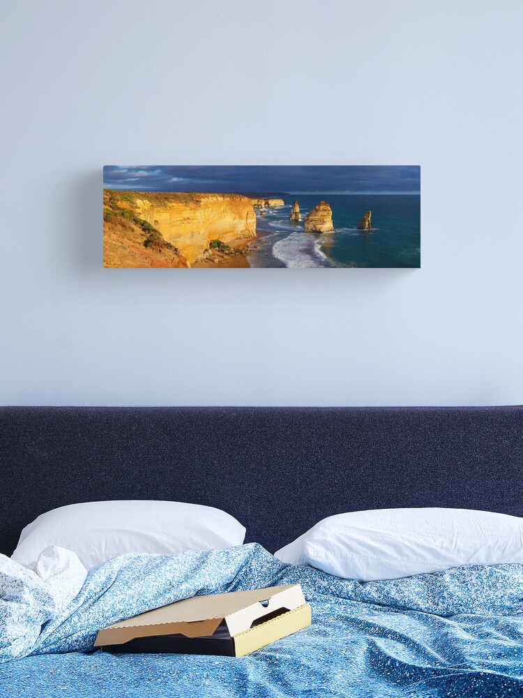 Thumbnail 1 of 3, Canvas Print, Dramatic Light over the Twelve Apostles, Victoria, Australia designed and sold by Chockstone.