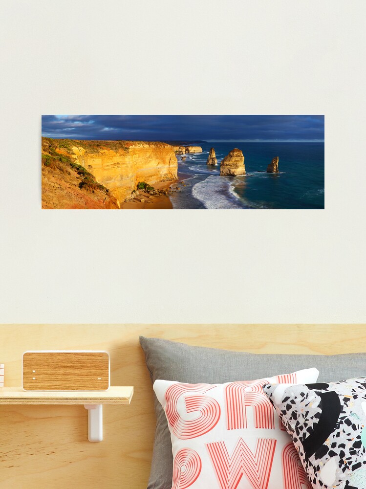 Thumbnail 1 of 3, Photographic Print, Dramatic Light over the Twelve Apostles, Victoria, Australia designed and sold by Chockstone.
