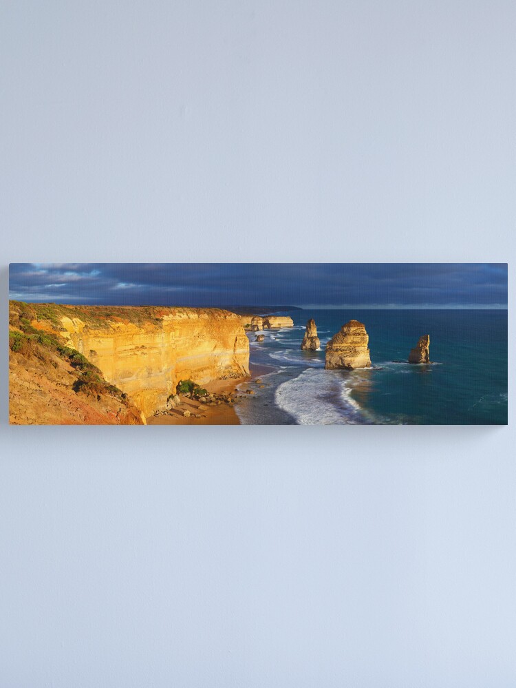 Thumbnail 2 of 3, Canvas Print, Dramatic Light over the Twelve Apostles, Victoria, Australia designed and sold by Chockstone.