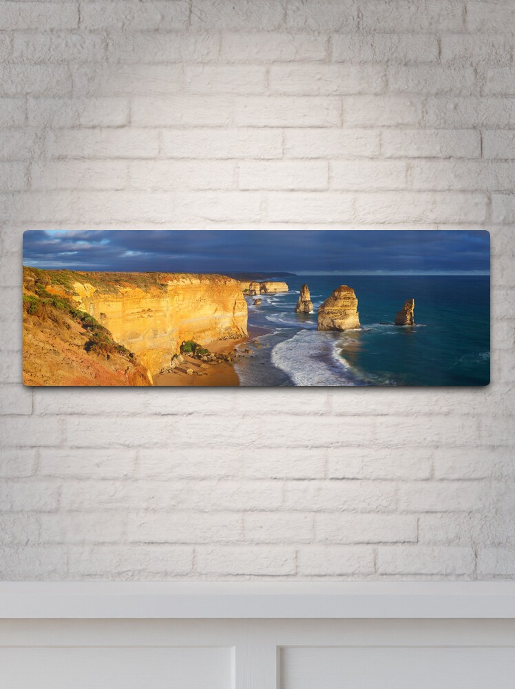 Metal Print, Dramatic Light over the Twelve Apostles, Victoria, Australia designed and sold by Michael Boniwell