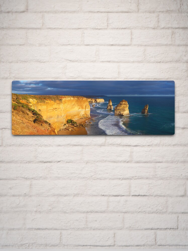 Metal Print, Dramatic Light over the Twelve Apostles, Victoria, Australia designed and sold by Michael Boniwell
