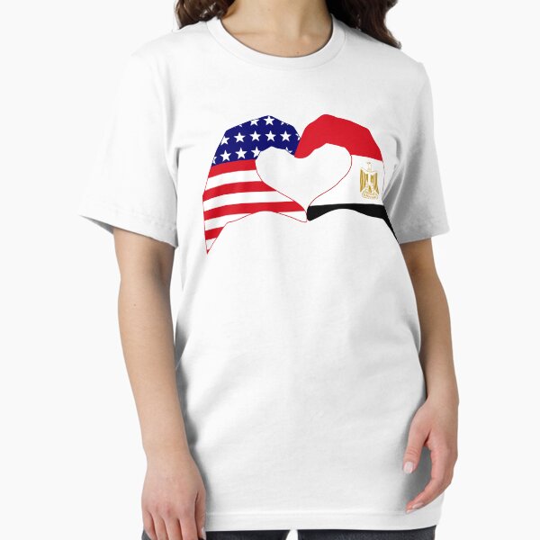 Item preview, We Heart USA & Egypt Patriot Flag Series  designed and sold by Carbon-Fibre Media.