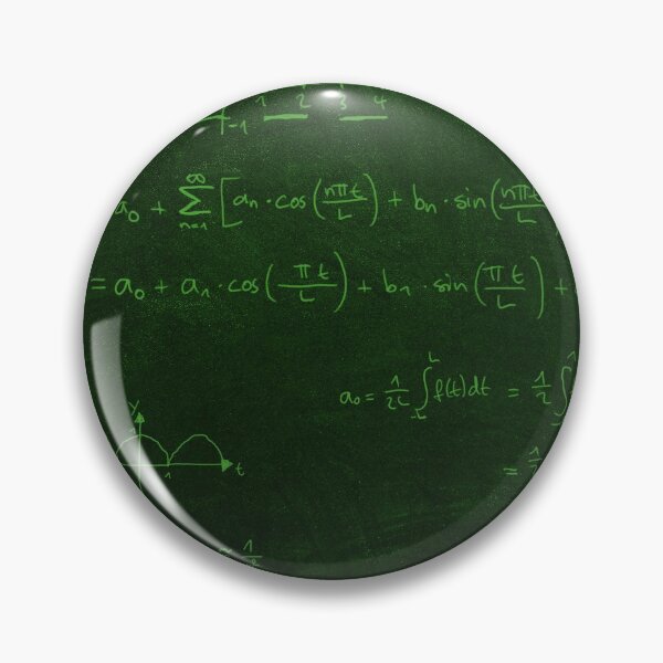 Item preview, Green Chalkboard Mathematics Formula Math Science Clock designed and sold by ClocksMan.